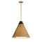 Maxim Lighting Sumatra 20'' Pendant, Natural Aged Brass 14483GCNAB - alternate 1